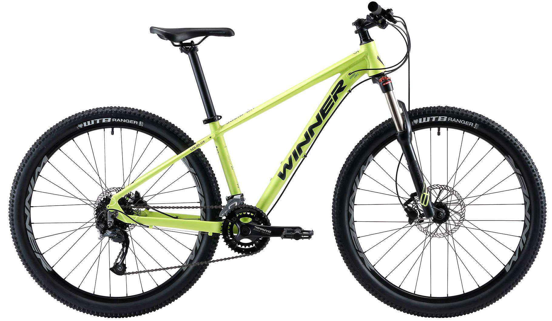 Велосипед Winner SOLID-DX 27,5" размер L рама 19" 2021 Зеленый